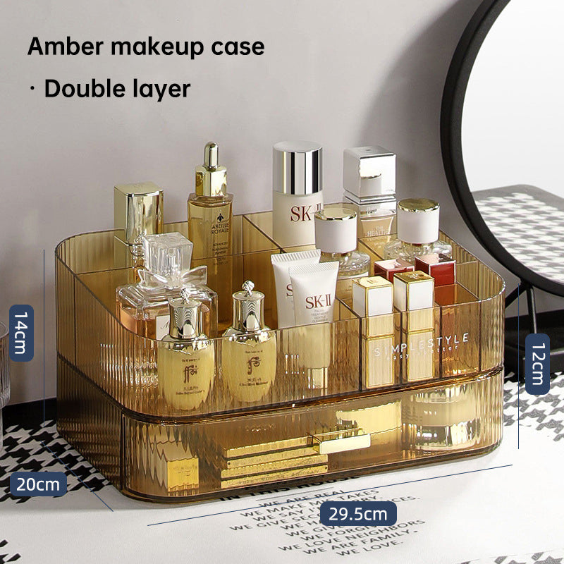 Makeup Storage Organizer – Acrylic Desktop Cosmetic Box