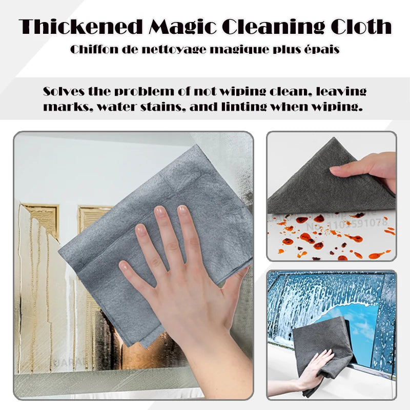 1–10PCS Magic Cleaning Cloths – Reusable Microfiber Washing Towels for Kitchen & Household