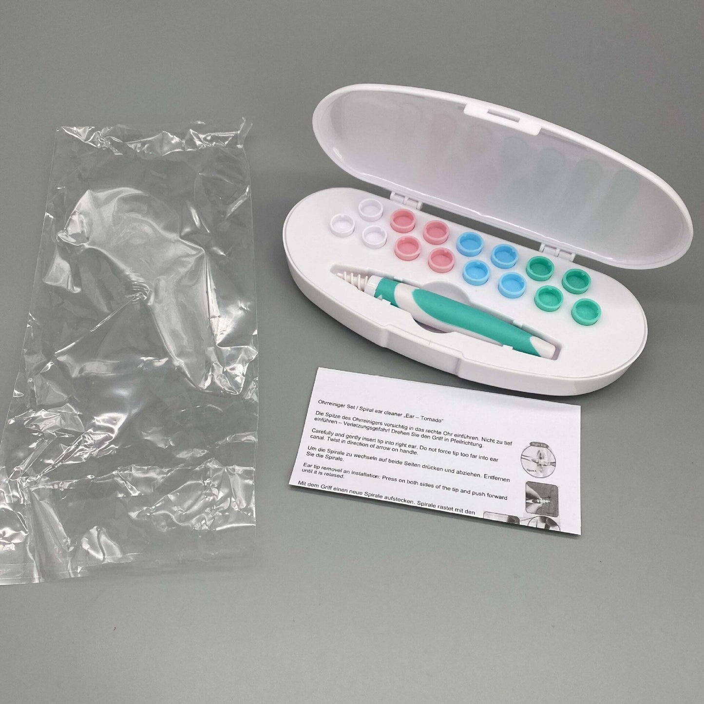 New Ear Wax Removal Tool – 16 Tips Spiral Smart Ear Care Cleaner & Earpick Curette