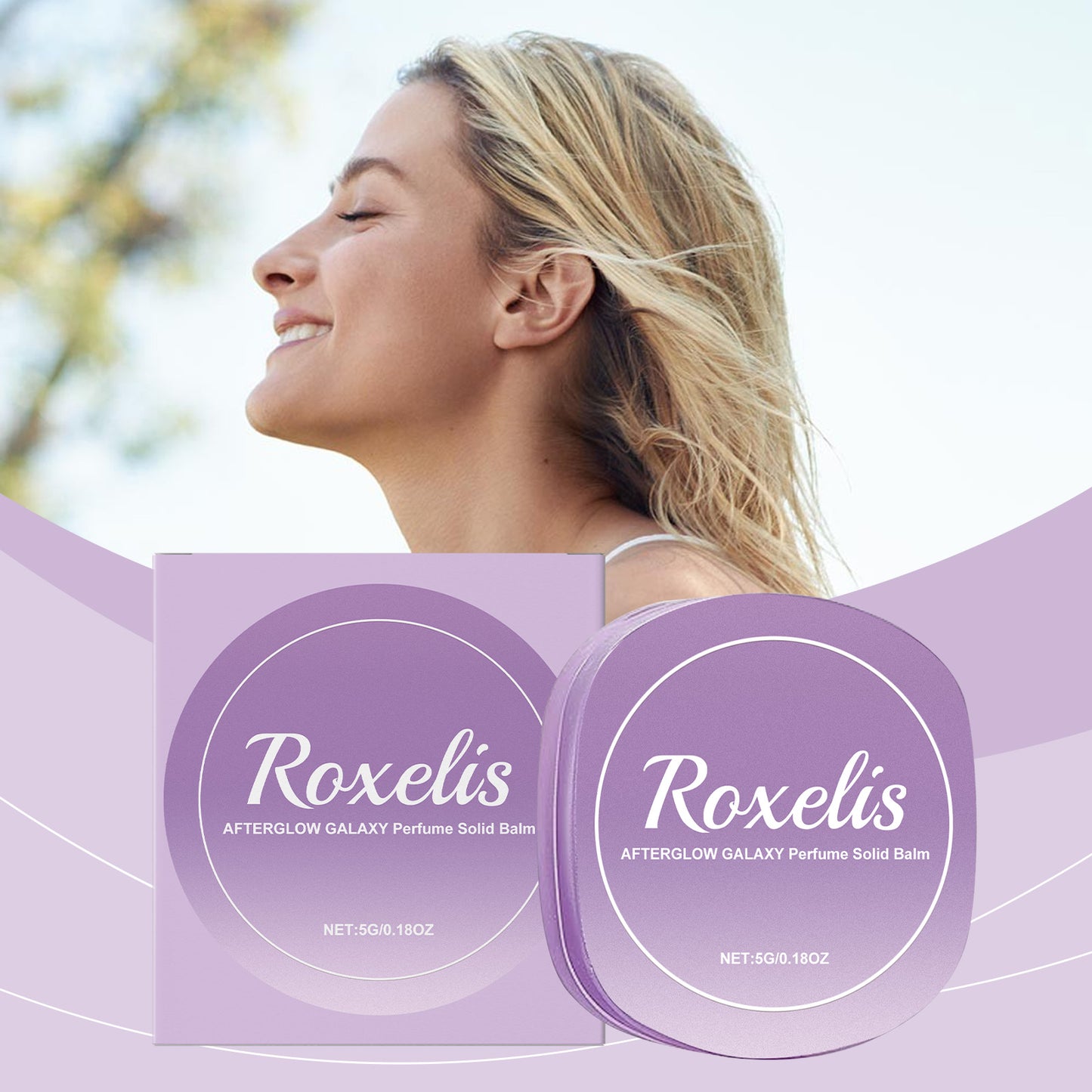 Roxelis Lavender Fragrance Solid Balm – Everyday Portable Fresh Scent