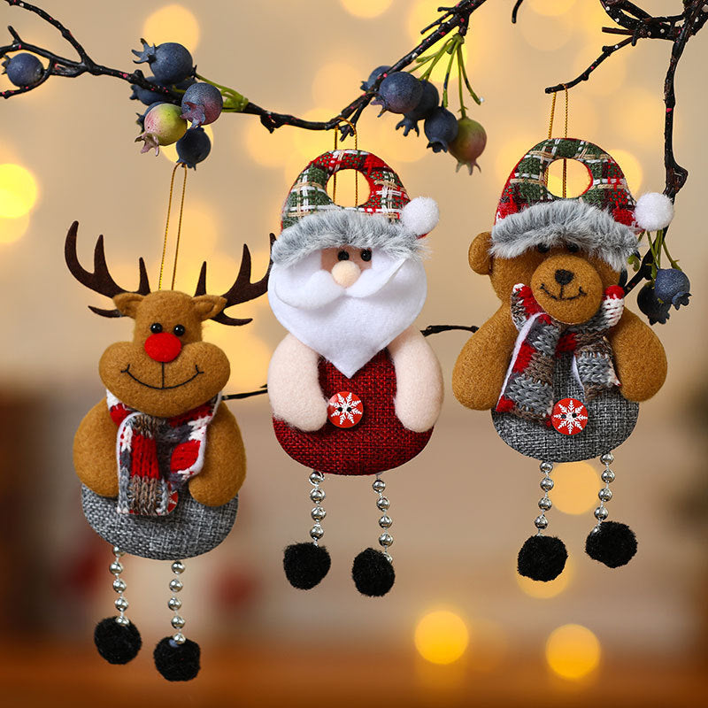 Fabric Elderly Ornaments - Christmas Tree Accessories & Gifts