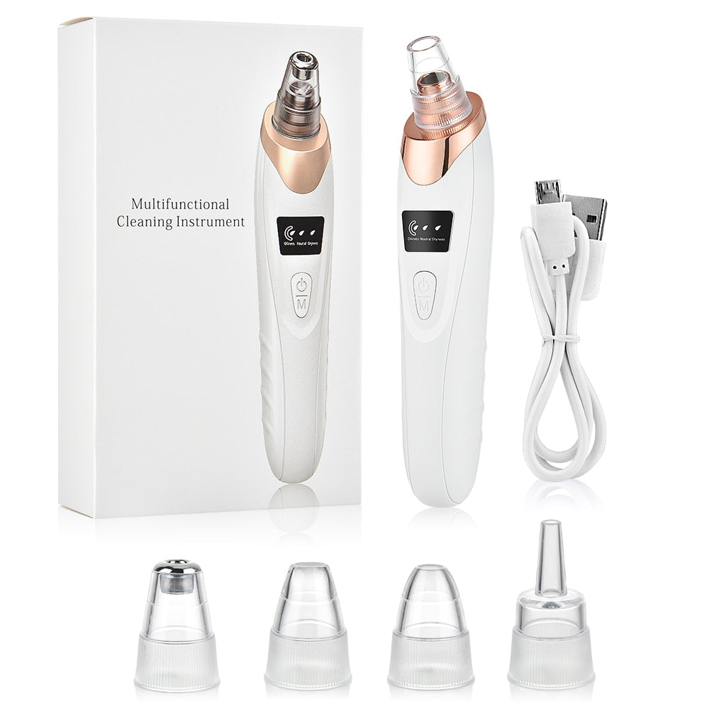 Blackhead Remover Vacuum – Electric Facial Pore Cleaner