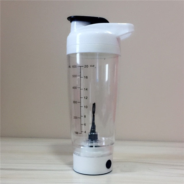 600ml Electric Protein Shaker Blender – Smart Water Bottle Mixer