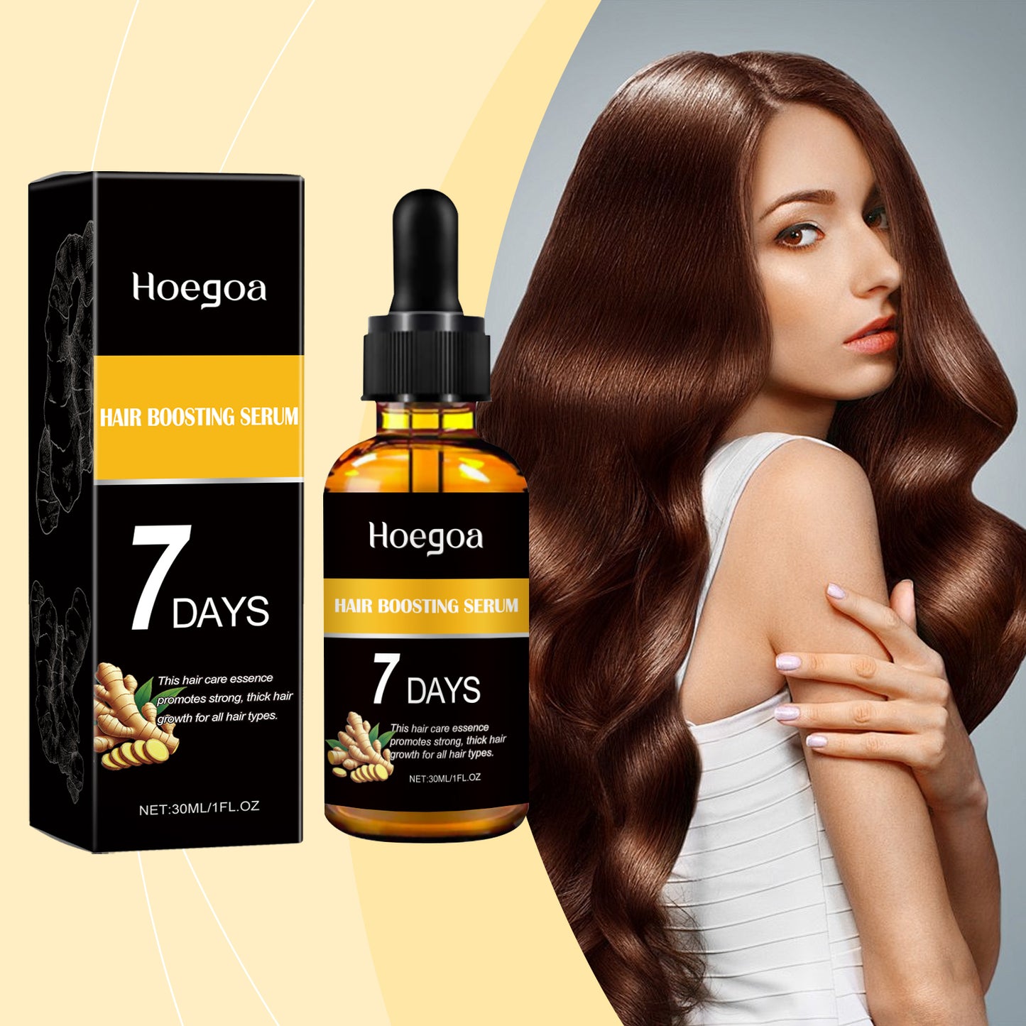 Hoegoa Hair Care Herbal Serum – Revitalizing Scalp & Hair Flourish Oil Serum