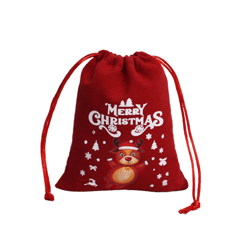 Christmas Gift Drawstring Bags – Velvet & Linen Pouches for Jewelry, Bracelets & Candy