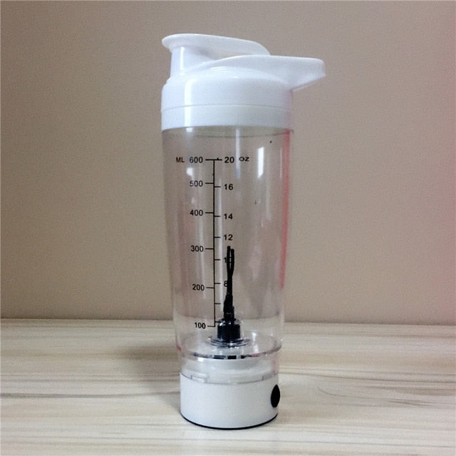 600ml Electric Protein Shaker Blender – Smart Water Bottle Mixer