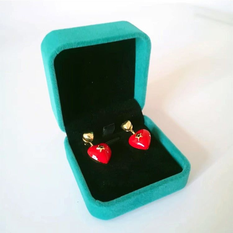 Velvet Jewelry Box – Elegant Packaging & Storage Case for Rings, Earrings & Necklaces