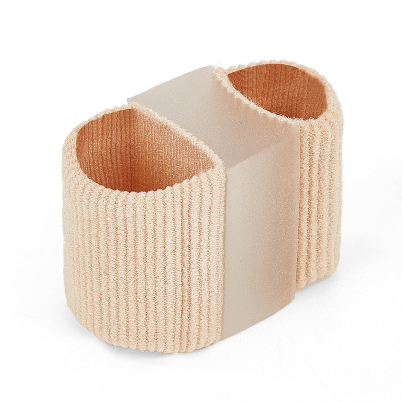 Gel Fiber Toe Correction Big Toe Valgus Splitter Double Hole Orthosis