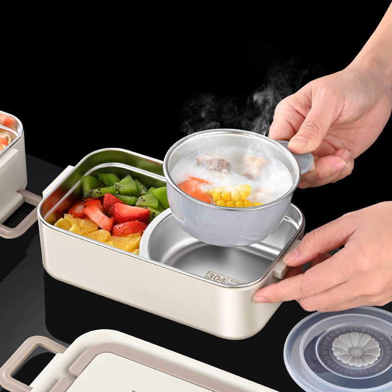 Double-Layer Water-Free Thermal Insulation Lunch Box
