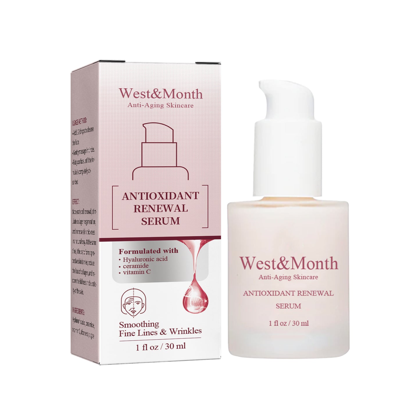 Antioxidant Renewal Serum – Moisturizing, Firming & Line-Reducing Care