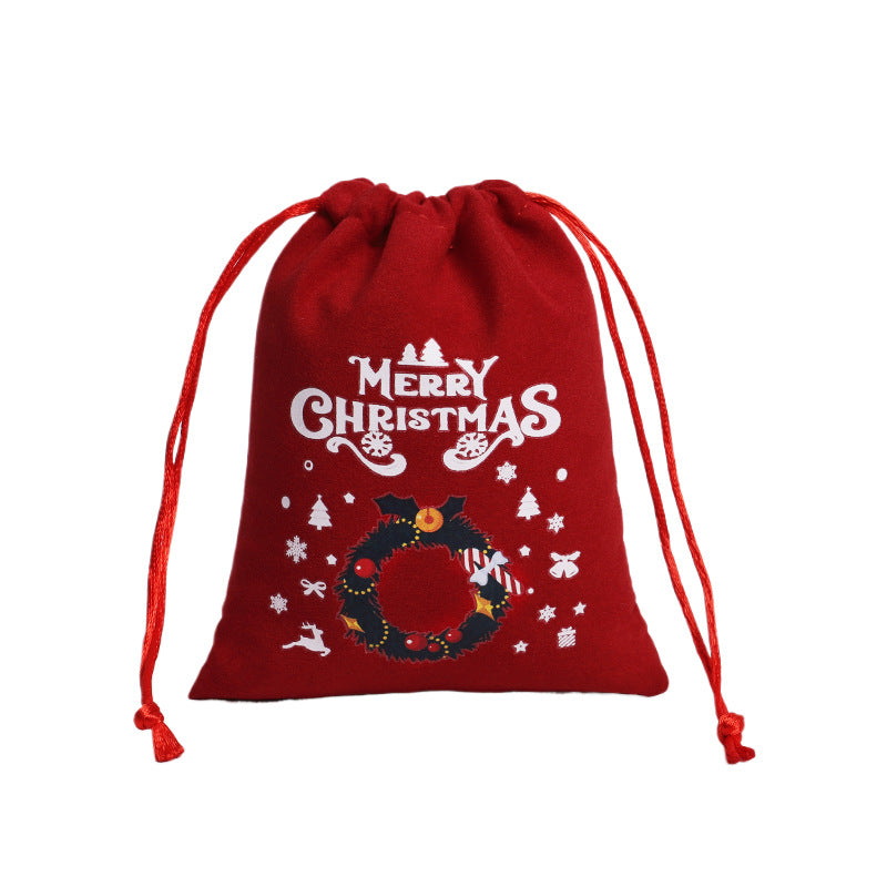 Christmas Gift Drawstring Bags – Velvet & Linen Pouches for Jewelry, Bracelets & Candy