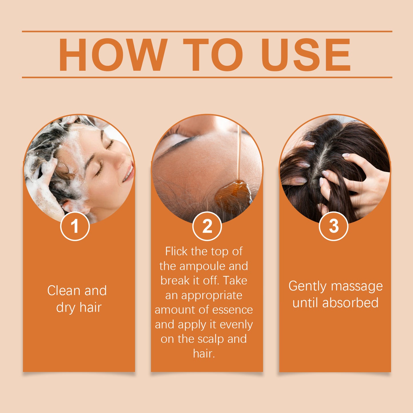 Hair Regrowth Ampoules – Nourish Scalp, Promote Growth & Hair Follicle Health Essence