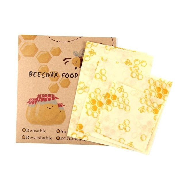 Kitchen Tools – Reusable Silicone Wrap & Beeswax Food Cover