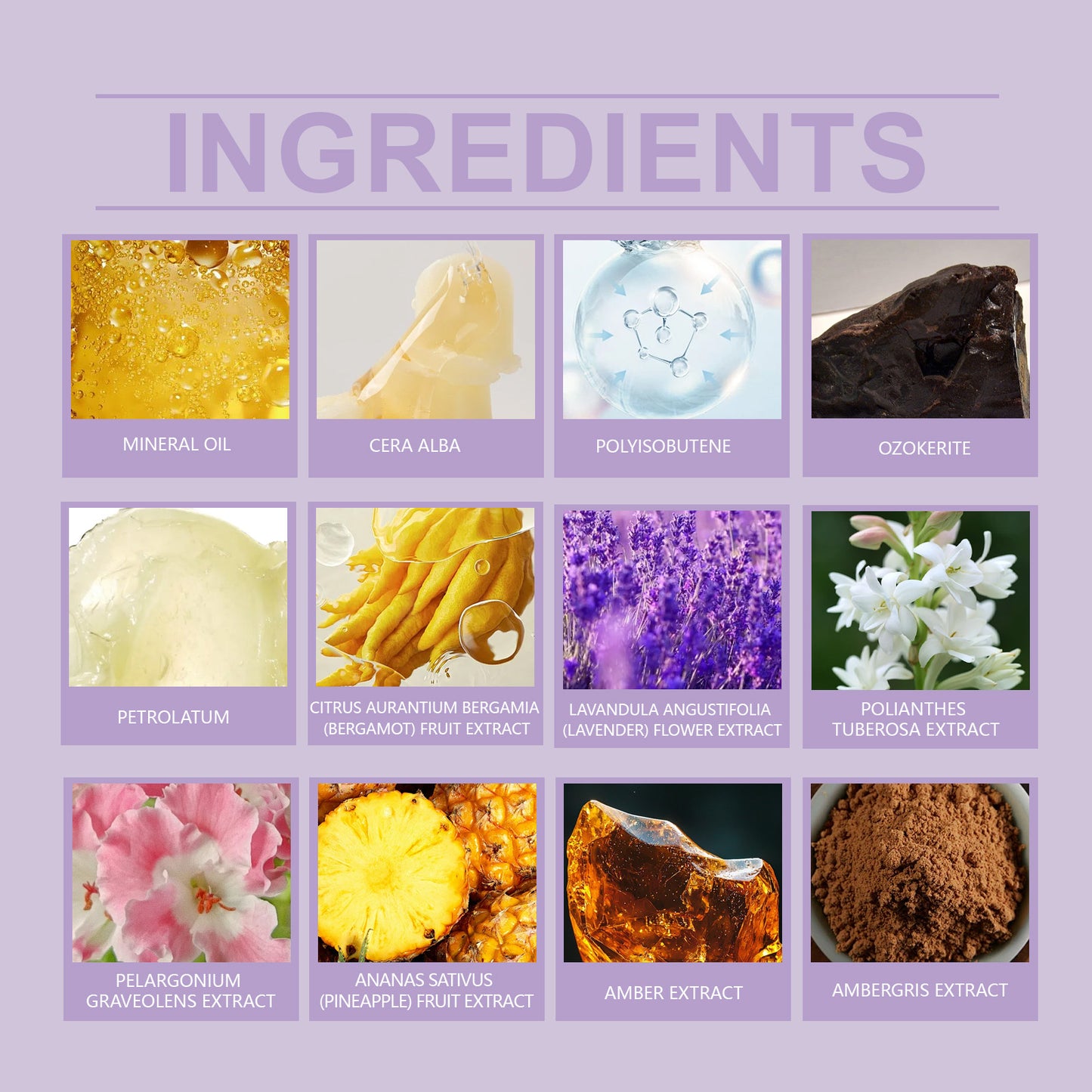 Roxelis Lavender Fragrance Solid Balm – Everyday Portable Fresh Scent