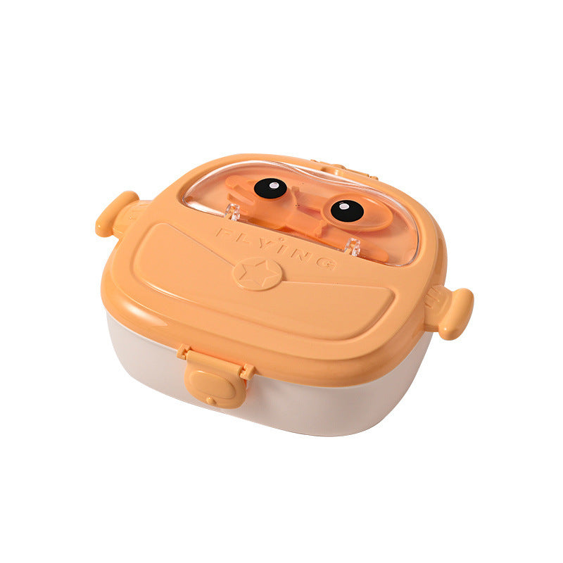 Fashion Children’s Student Portable Peter Pan Shape Compartment Lunch Box