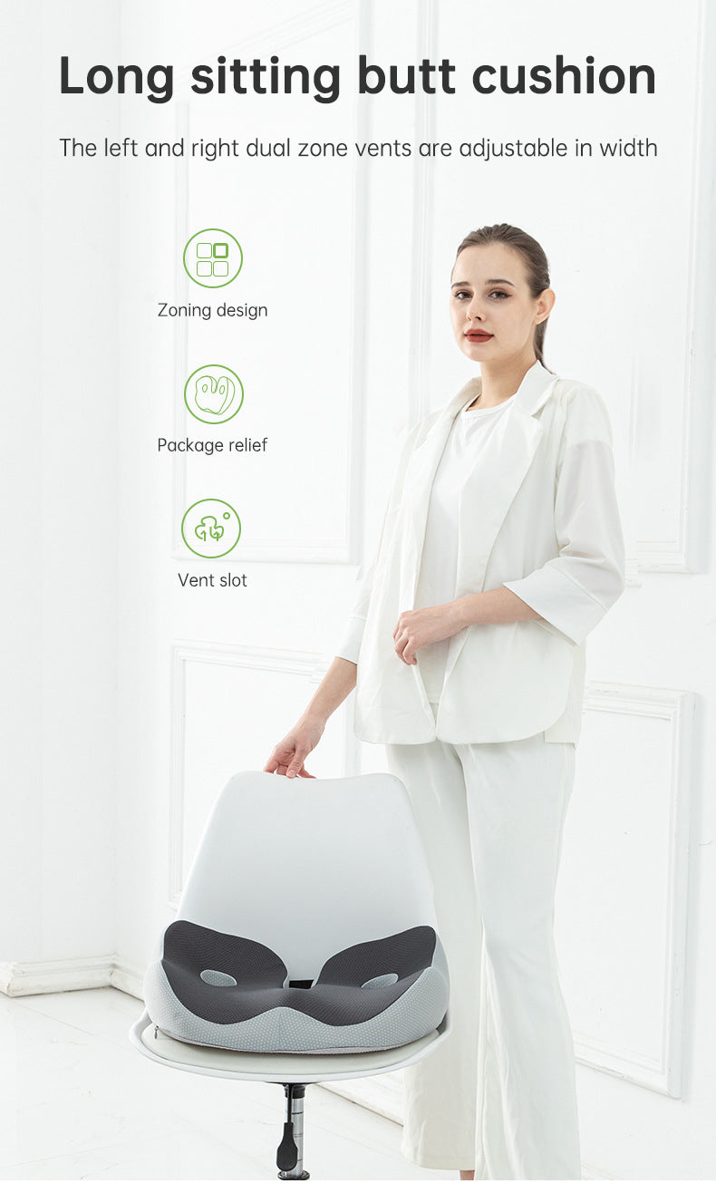 High Quality Office Chair Memory Foam Orthopedic Coccyx Seat Cushion