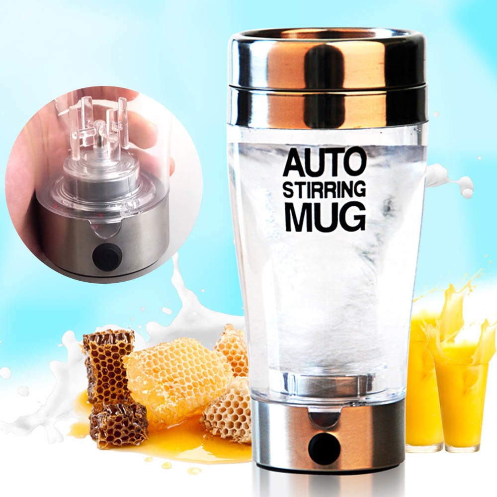 Electric Protein Shaker Blender – Gym, Travel & Outdoor Milk Mixer