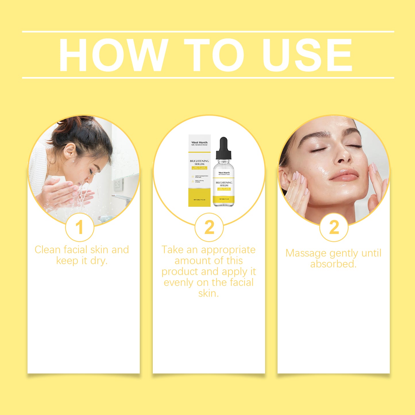 Brightening Serum – Facial Blemish Calming, Hydrating, Firming & Brightening