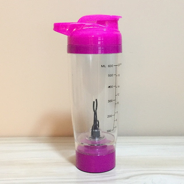 600ml Electric Protein Shaker Blender – Smart Water Bottle Mixer