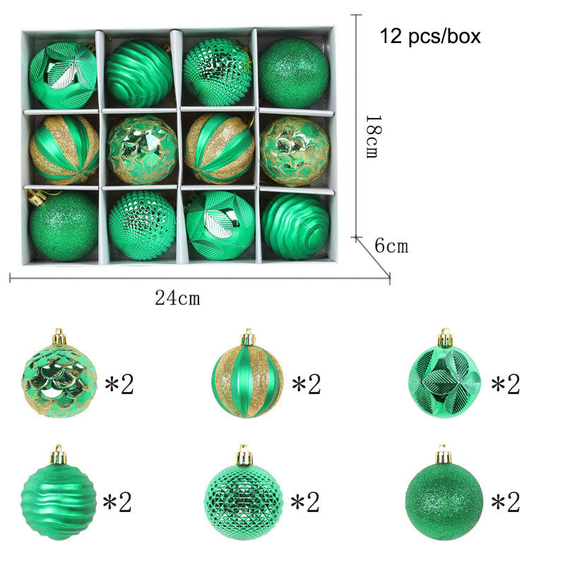 Colorful Christmas Ball Pendants - Tree Ornaments & Gift Decorations