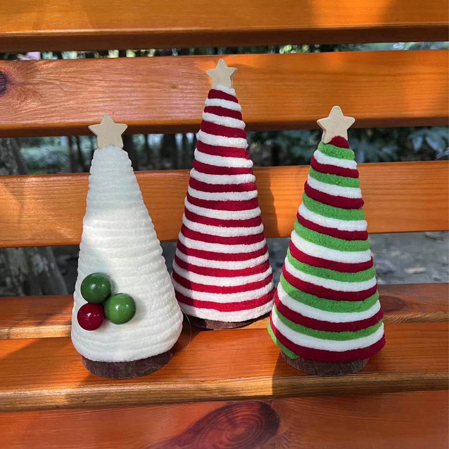 Mini Christmas Tree Ornaments - Table & Shelf Scene Decorations