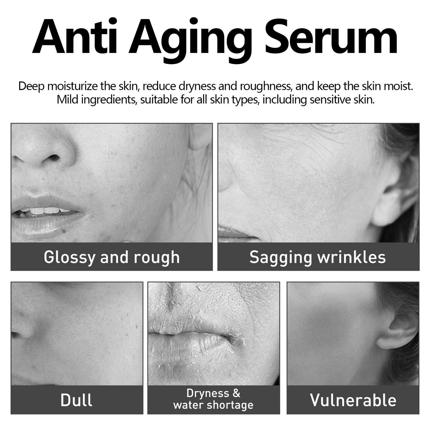 Anti-Aging Recombination Repair Serum – Firming, Elastic & Moisturizing Skin Care for Barrier Repair