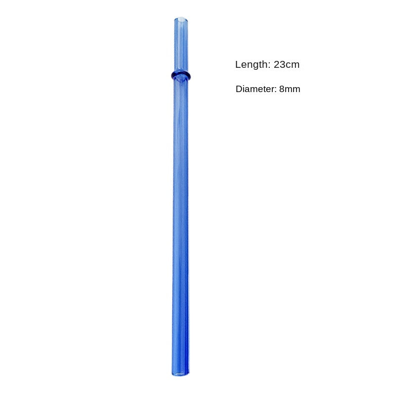Eco-Friendly High Borosilicate Glass Straw – Durable 27cm Heat-Resistant Reusable Straw