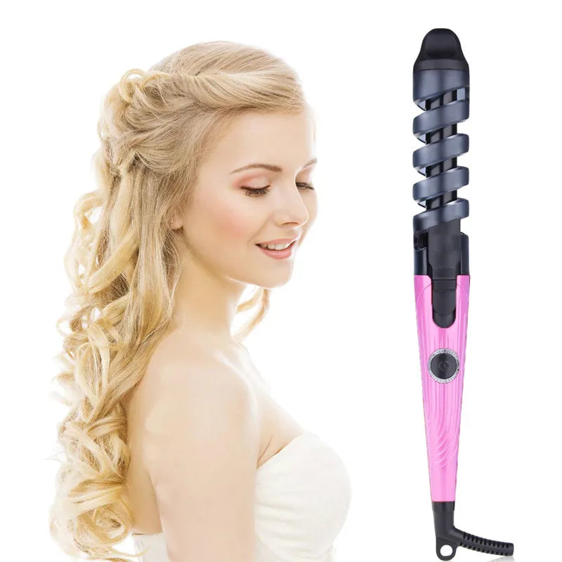 Magic Pro Hair Curlers – Electric Ceramic Spiral Curling Iron Wand for Salon Hair Styling