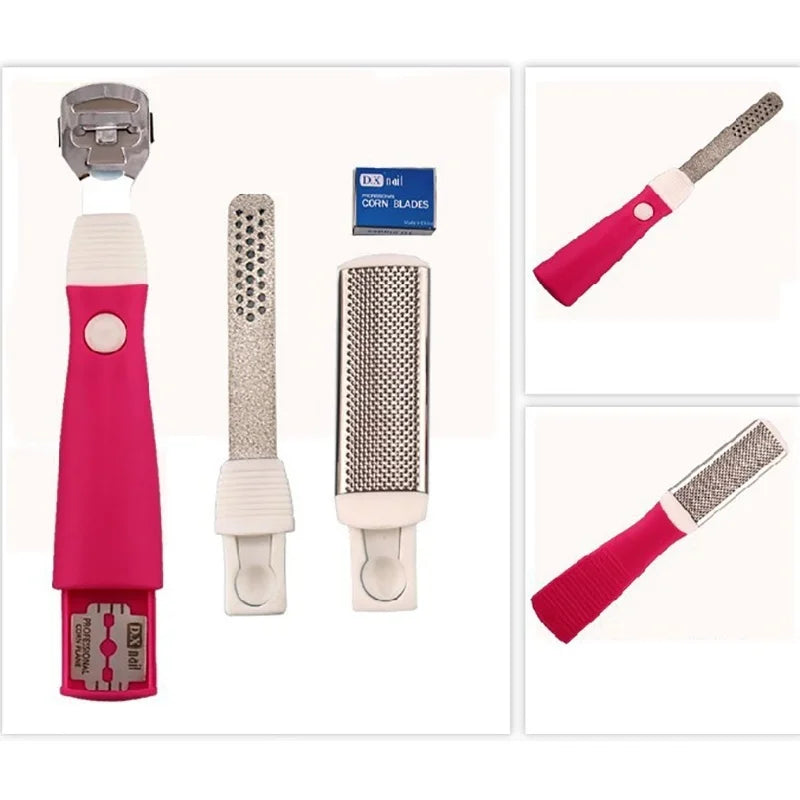 Nail & Foot Care Tool Set – Foot File, Dead Skin & Callus Remover Scraper with Pedicure Rasp & Cuticle Pusher
