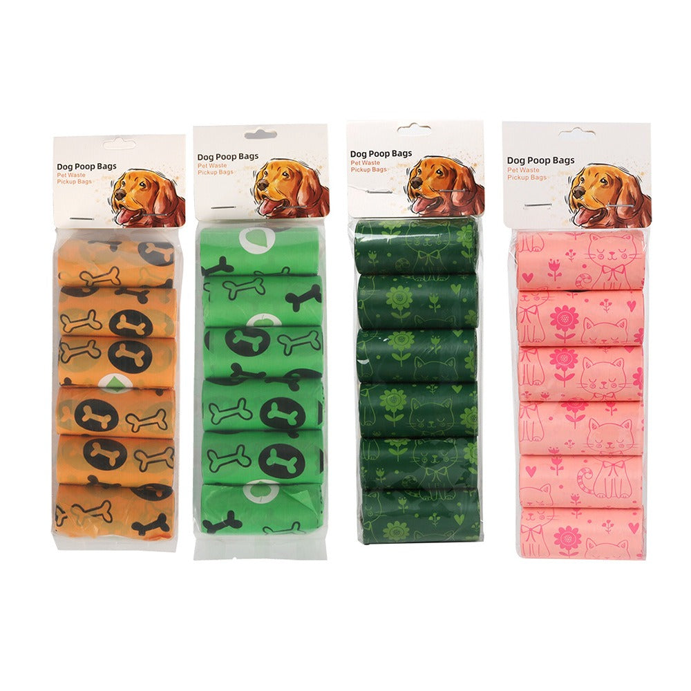 Biodegradable pet garbage bags eco-friendly cleaning products for dogs and cats
