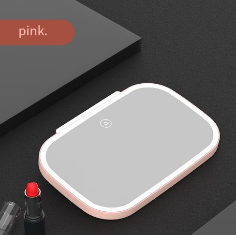 Car sunshade LED makeup mirror automotive vanity dressing mirror with lights