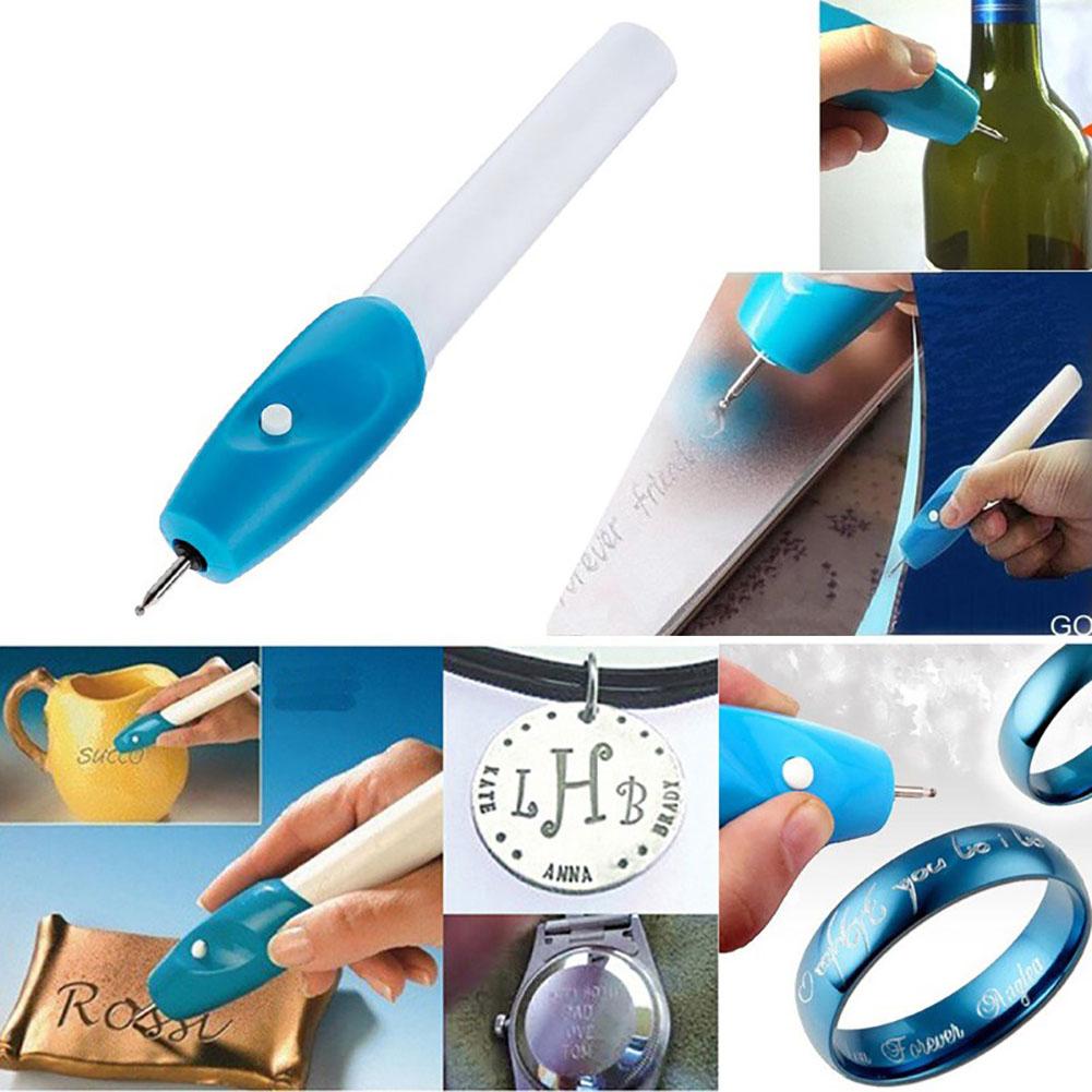 Mini electric engraving pen carving machine for jewellery, metal, plastic, wood, and glass DIY crafts
