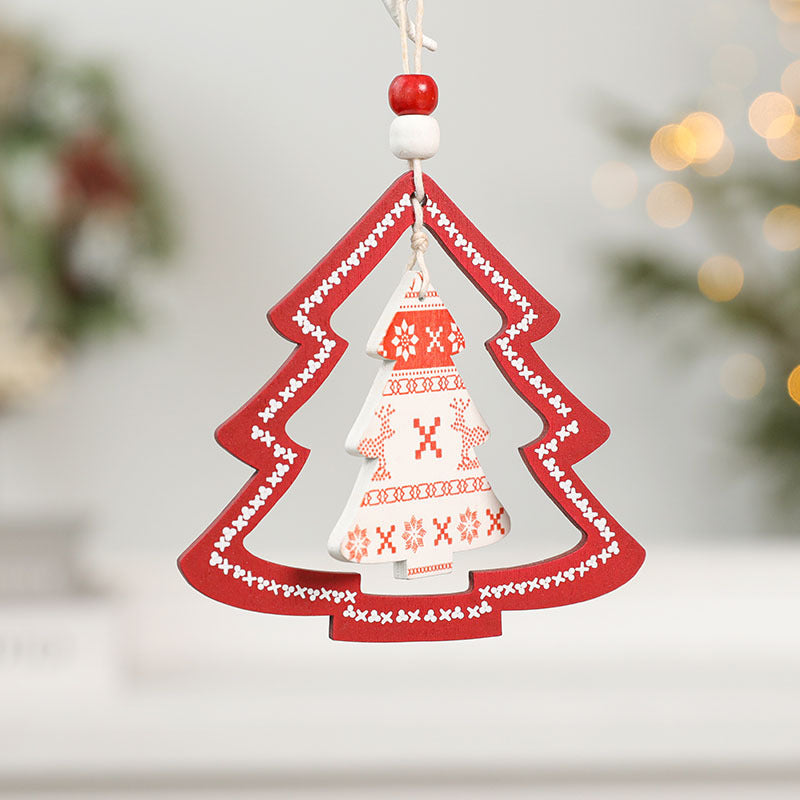 Five-pointed star Christmas ornaments tree decorations and love gifts