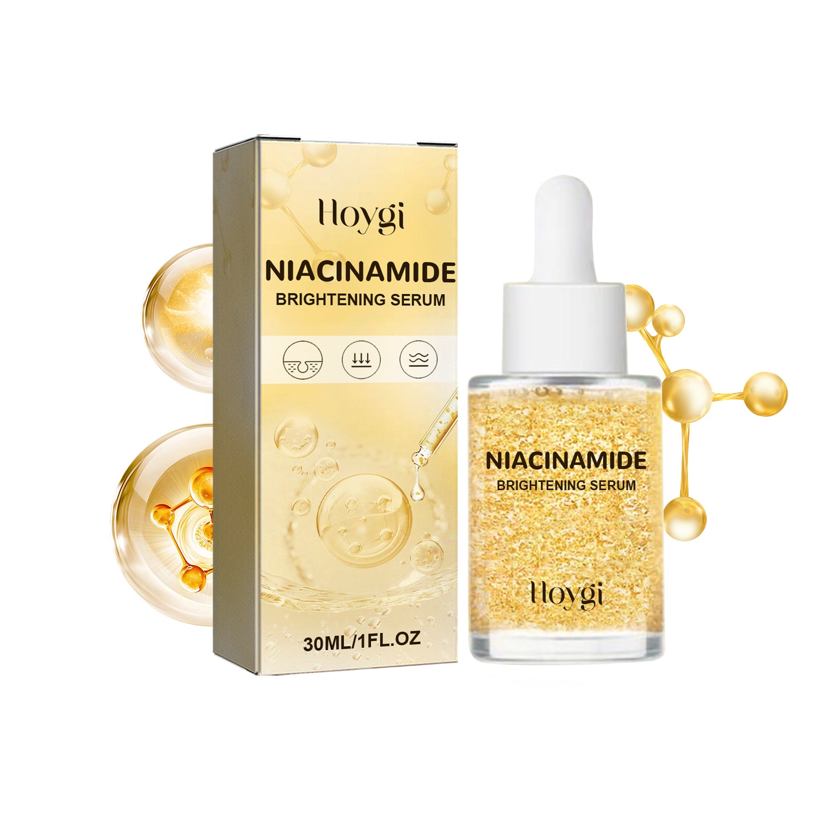 HOYGI niacinamide serum – brightening and moisturizing essence for radiant, even-toned skin