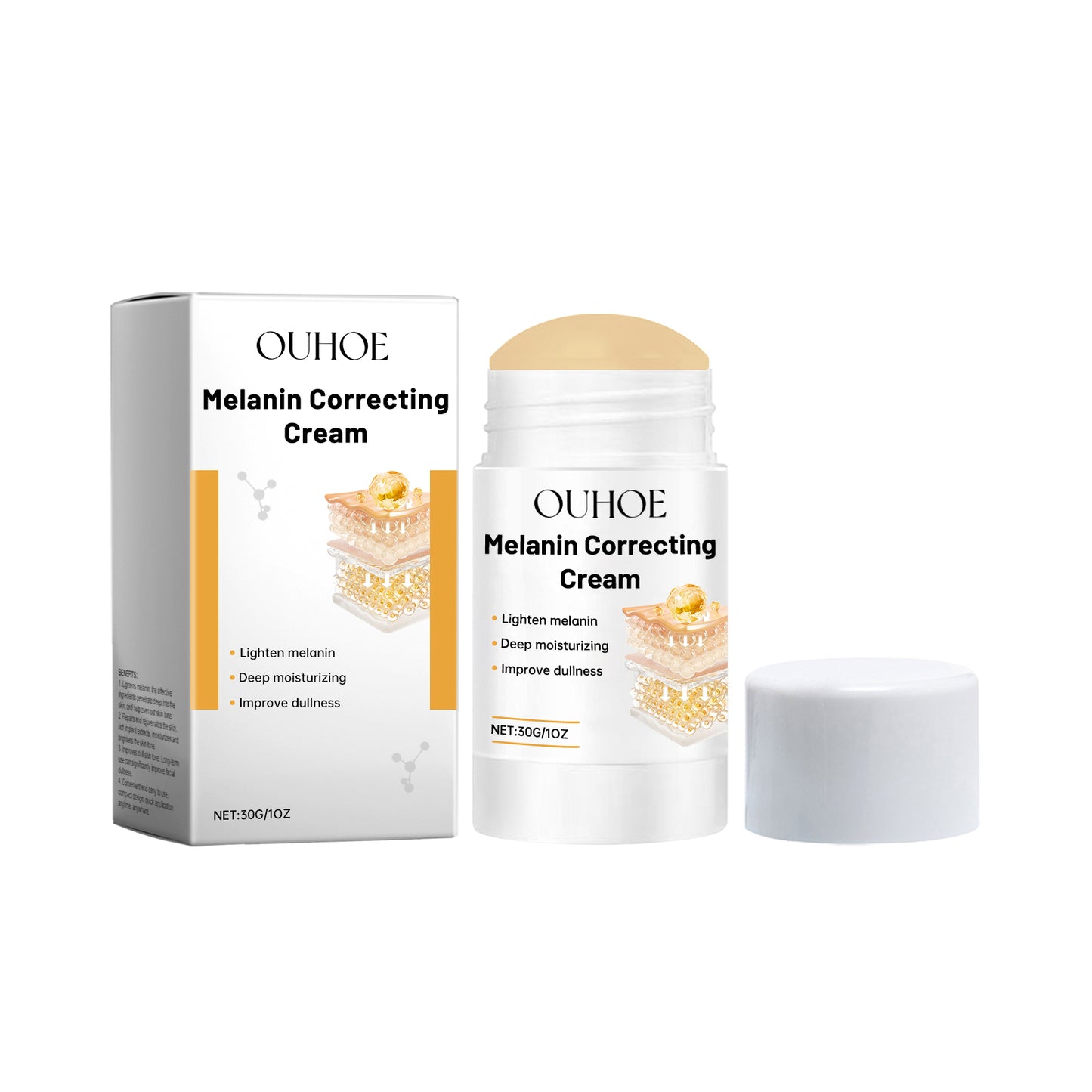 OUHOE facial skin care stick – repair, firming and brightening with hydrating moisturising formula