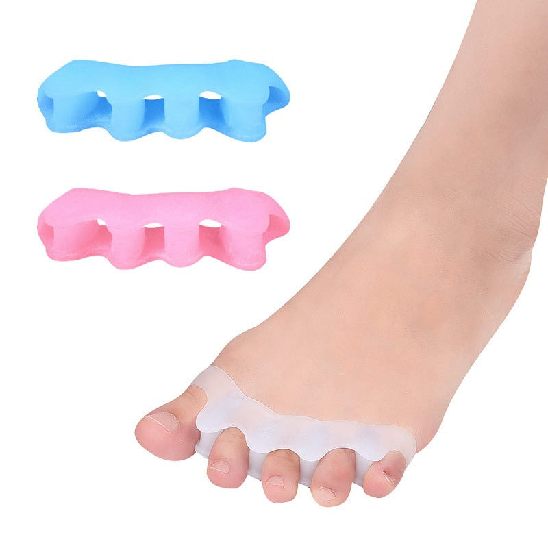 Big toe eversion corrector overlap toe separator with protective sleeve for toe care