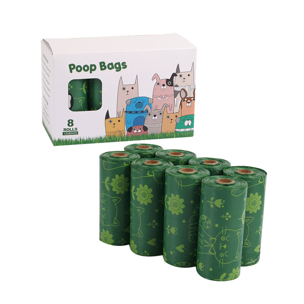 Biodegradable dog poop bags lemon and lavender fragrance eco-friendly pet garbage bags