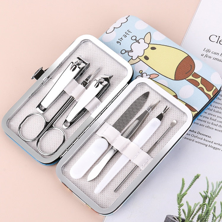 Scissors Nail Clippers Set – Dead Skin Pliers, Nail Cutting Pliers, Pedicure Knife & Manicure Tools