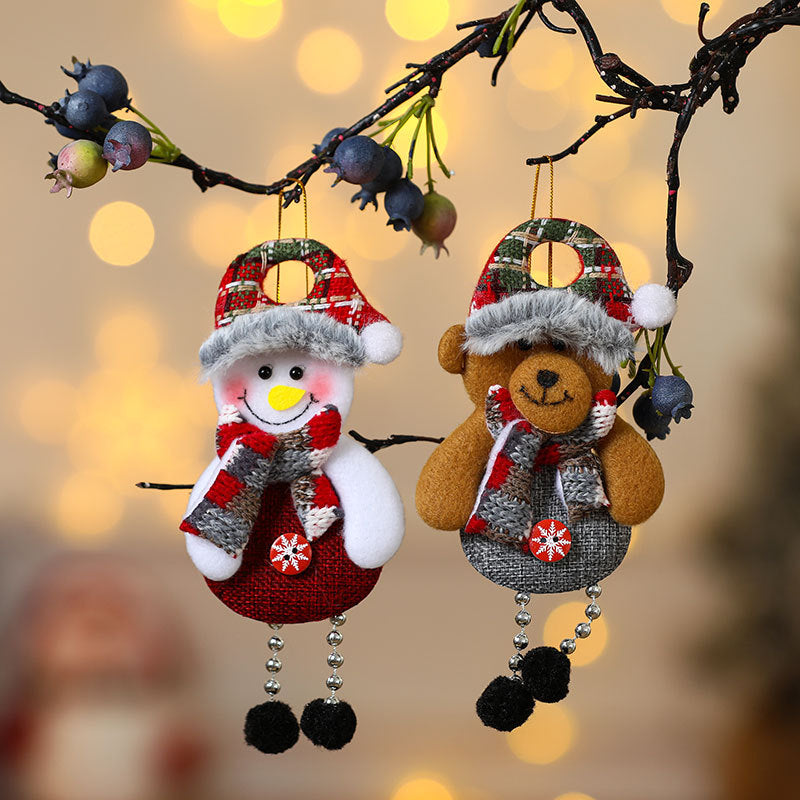 Fabric Elderly Ornaments - Christmas Tree Accessories & Gifts