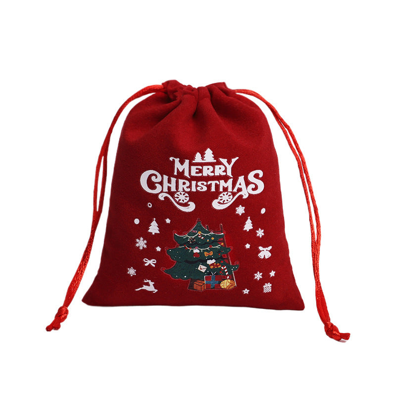 Christmas Gift Drawstring Bags – Velvet & Linen Pouches for Jewelry, Bracelets & Candy