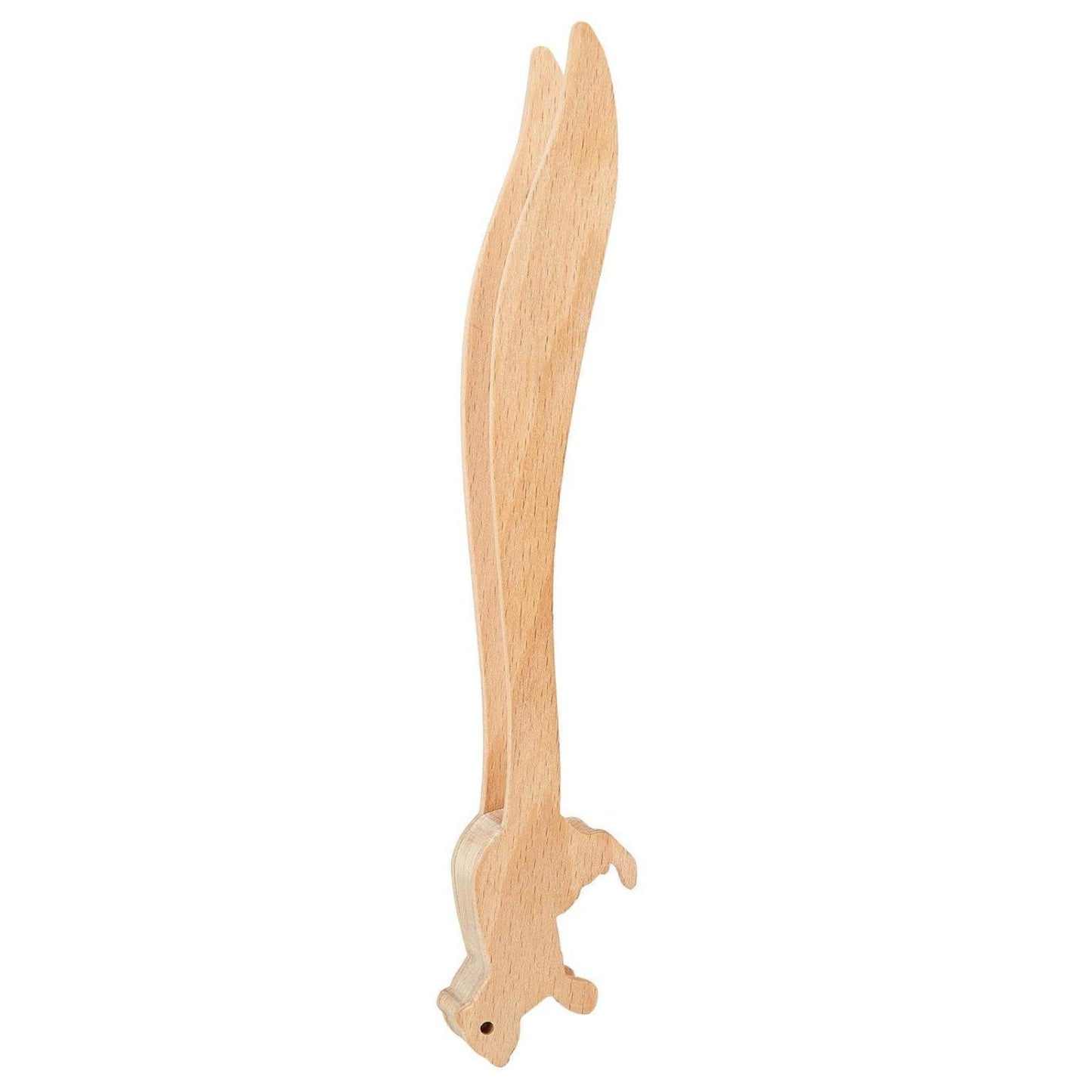Kitchen & Home Squirrel Toast Pliers – Pine Wood Bread Tongs