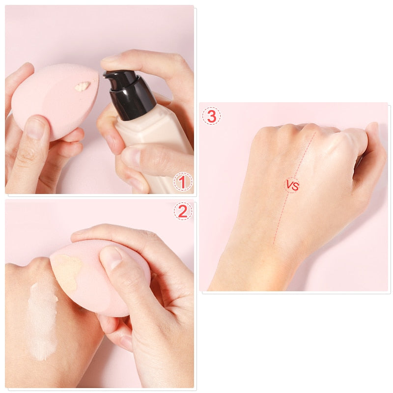 5pcs Makeup Sponge Blender Set – Cosmetic Puff for Face Foundation