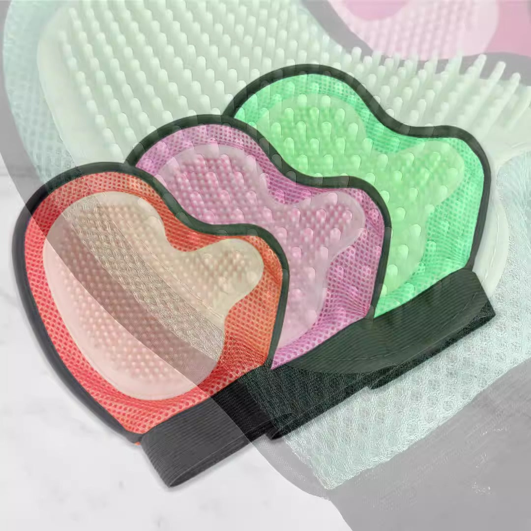 Pet Hair Removal Gloves – Cat Grooming & Massage Gloves