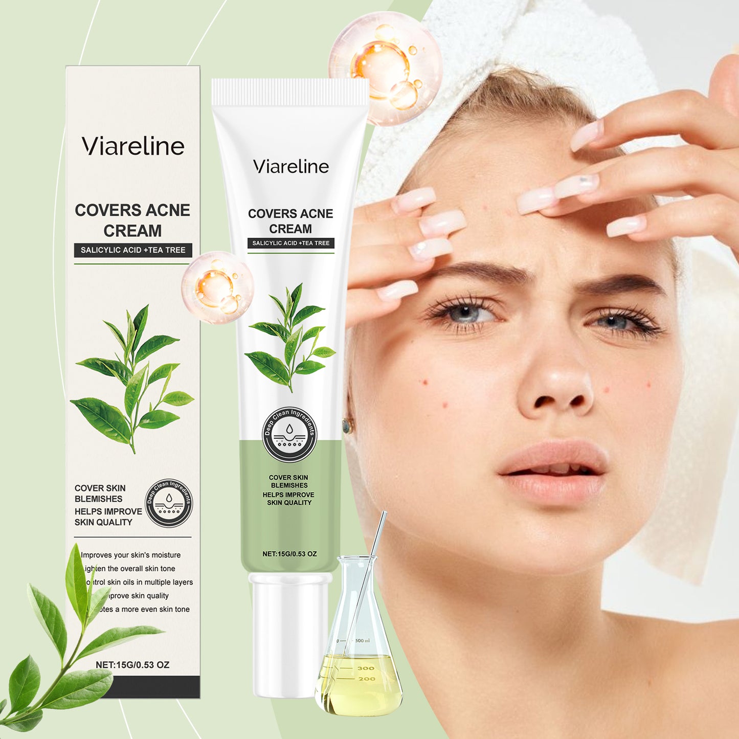 Green Tea Moisturizing Face Cream – Oil Control & Skincare Balance