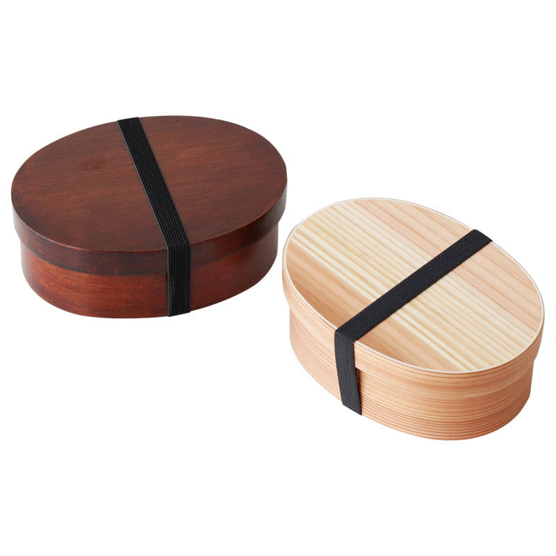 Japanese Creative Wooden Lunch Box – Divided Student Bento, Dried Fruit & Sushi Box