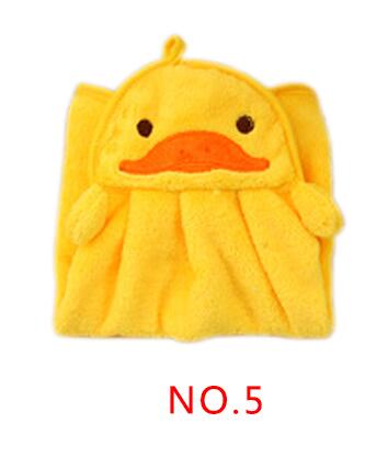 Eco-Friendly Cartoon Animal Towel – Soft Coral Velvet Candy Colours