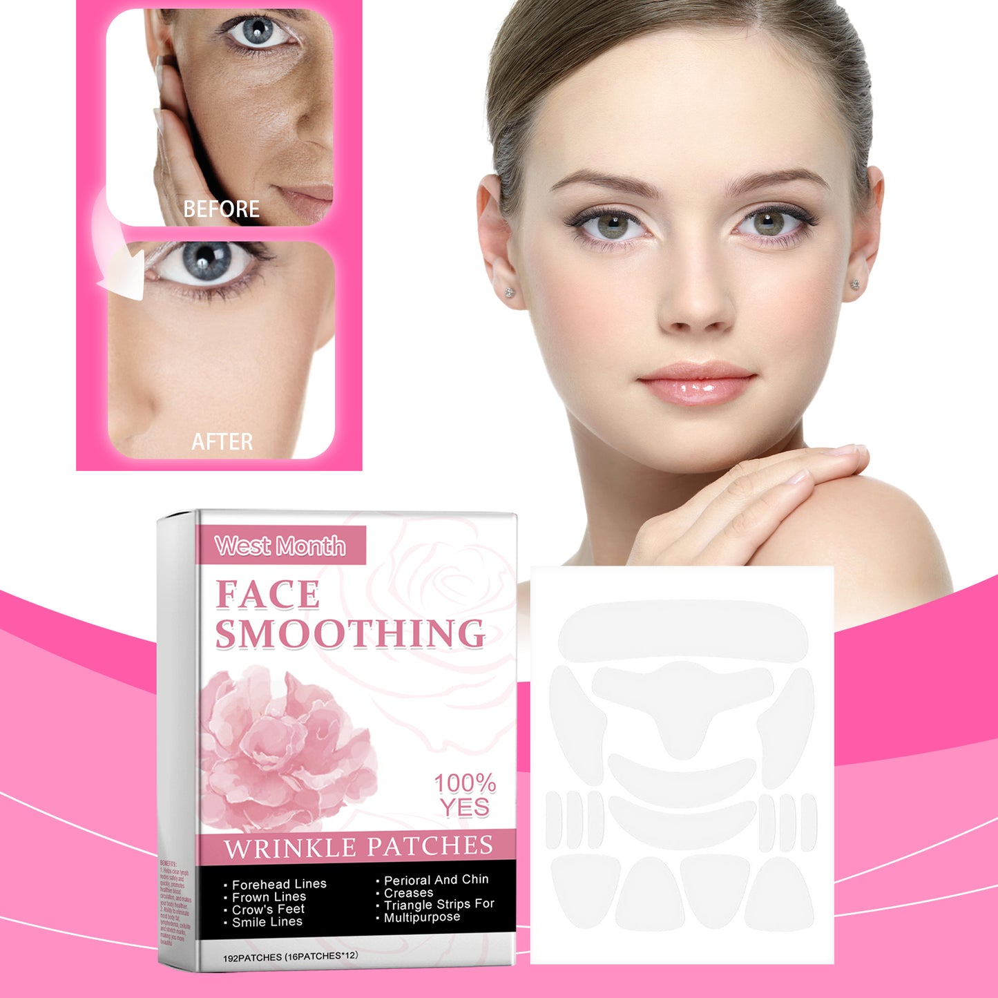 West&Month Facial Care Patch – Firming, Lifting & Deep Nourishing Skin Care