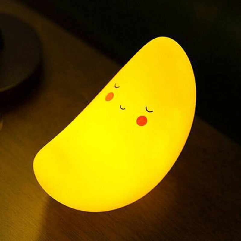 Creative Vinyl Star Night Lights - Cartoon Children’s Room Décor & Christmas Gifts