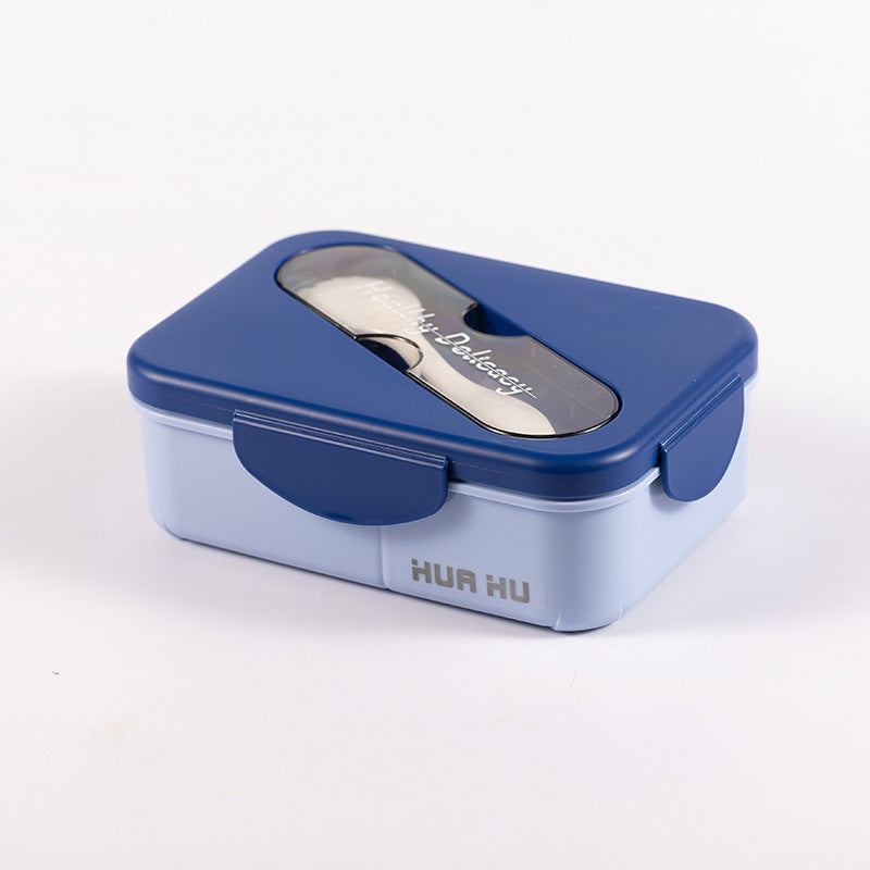 Japanese Style Simple Portable Compartment Lunch Box – Microwaveable Bento