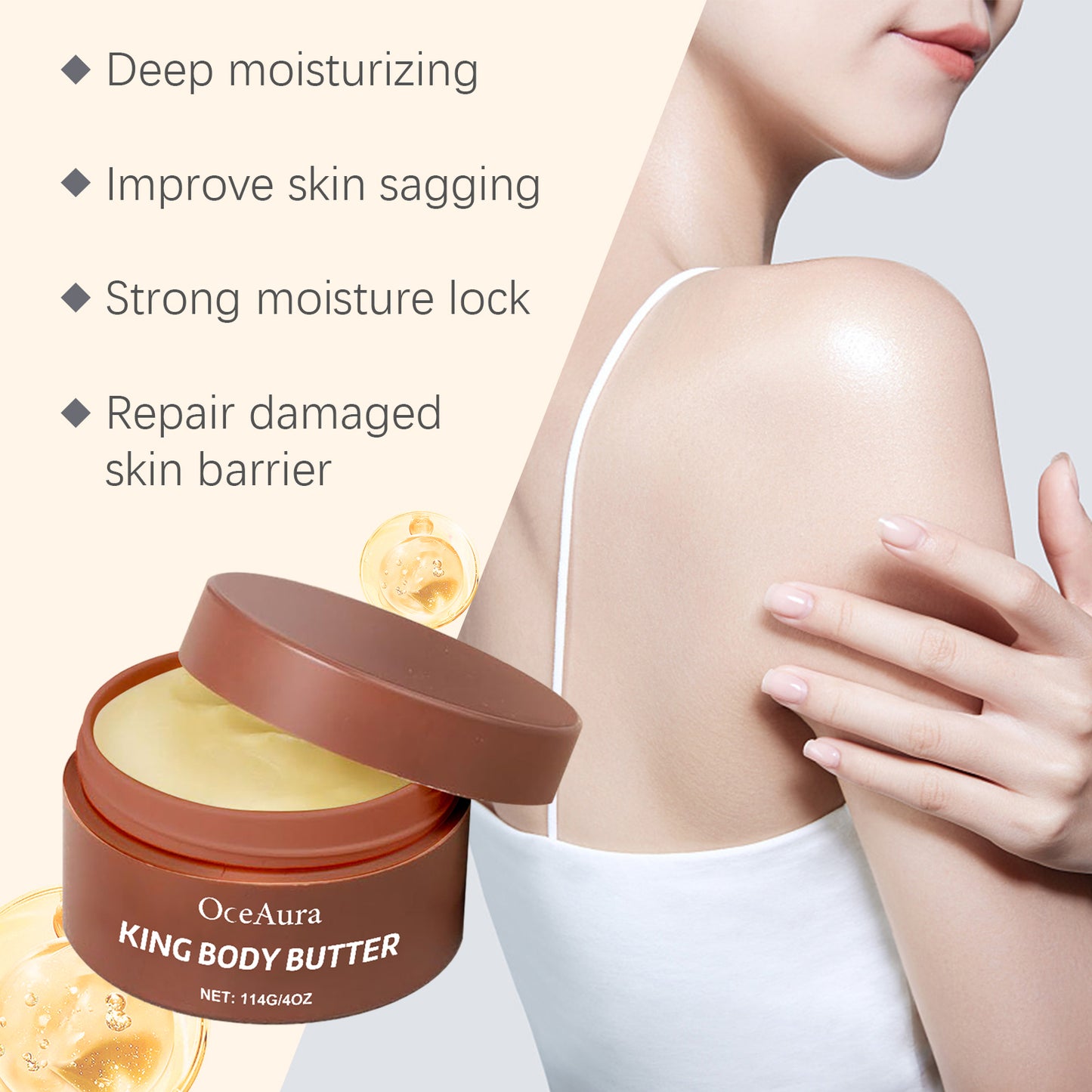 Shea Butter Moisturizer – Hydrating & Smoothing Skin Care Cream